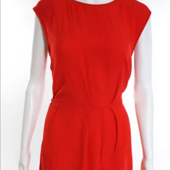 Zara Romper Size Large Orange Red Color Open Back - Picture 2 of 8